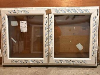 Nové okno 1500mm x 900mm, plast, bílé