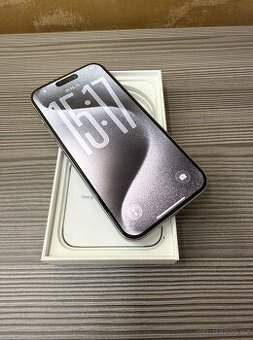 Apple iPhone 15 Pro 128GB white titanium, komplet