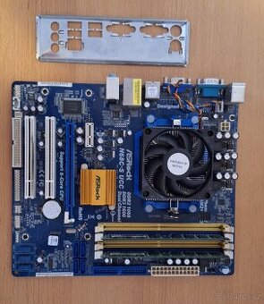 Set zakladni deska procesor 4jadro AM3 a ram 4gb