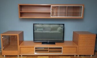 Obývací stěna - tv stolek / nástěnná police / komody