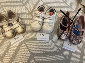 dětské boty vel. 23(Primigi) a 25(Geox)