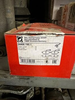 ZIMMERMANN Sada brzdových destiček Ducato Boxer Jumper