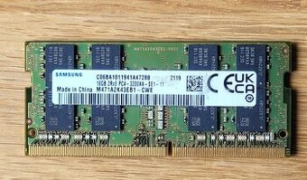 PRODÁM RAM do NB Samsung, Kingstone, Hynix 16GB DDR4 SO-DIMM