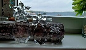 Tři křišťáloví andělíčci,  Vánoční ozdoba, dárek,  Vánoce