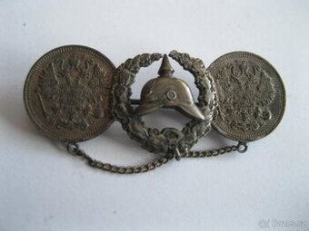 STŘÍBRNÝ VOJENSKÝ ŠPERK - Původní ORIGINÁL