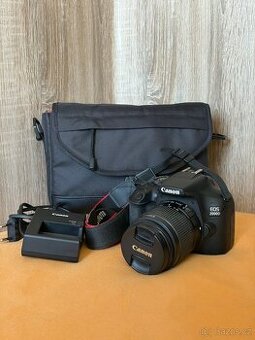Canon 2000d+18-55mm+příslušenství
