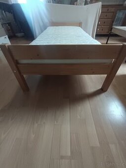 Postel masiv borovice 90x200