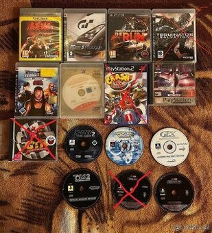 Originální hry na PS1, PS2 a PS3