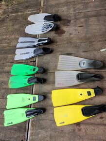 10x ploutve, potápění, šnorchlovani