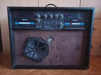 Philips D6650 Duální kazetový zesilovač top stav