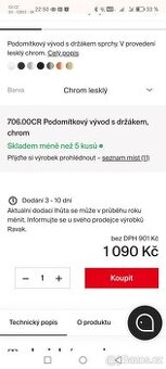 Držák sprchy