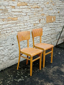 2 starožitné židle TONET - 1