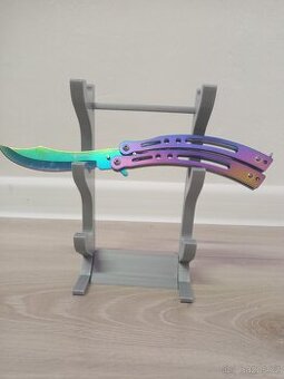 Butterfly knife duhový
