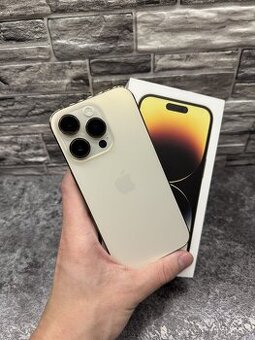 iPhone 14 Pro 128GB Gold, baterie 90%