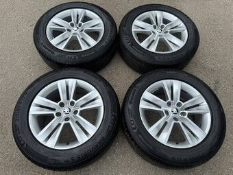 Alu 17" 5x112, orig. Škoda , letní 90%, KodiaQ, TOP CENA
