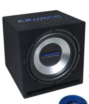 Subwoofer Crunch-Lightning Zesilovač Toxic + Kabeláž - 1