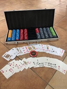 Velký kufr na poker 500ks žetonů - 1