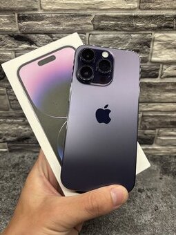 iPhone 14 Pro 128GB Deep Purple, baterie 87%