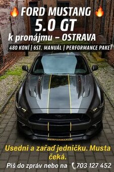 Pronájem Ford Mustang 5.0GT manual - 1