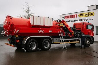 MAN TGS 33.520 6x4 NOSIČ KONTEJNERU PALFINGER HASIČI