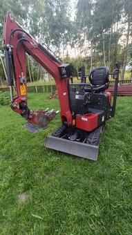 Půjčení minibagru 1000kg