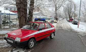 Škoda Favorit - veterán Hasiči poýérní ochrana