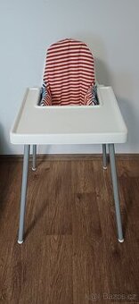 IKEA ANTILOP vysoká dětská židle s podnosem