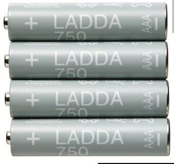 IKEA AAA nabíjecí baterie