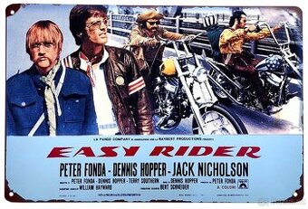 Kovová cedule Easy Rider