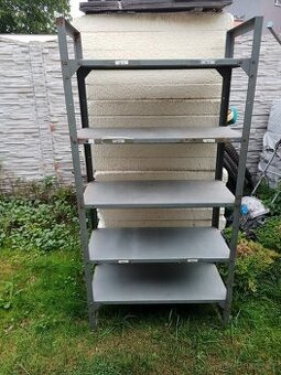 Prodám plechové regály za 800 Kč