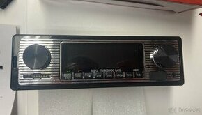 Nové autorádio s retro designem - USB, Bluetooth, SD, AUX