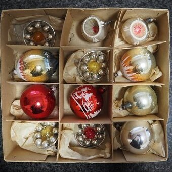 Retro vánoční ozdoby 60. léta 20. století