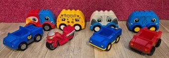 Lego duplo auta a motorka