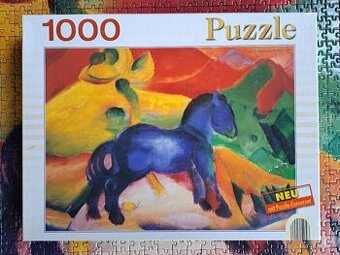 Puzzle 1000 Modrý koník