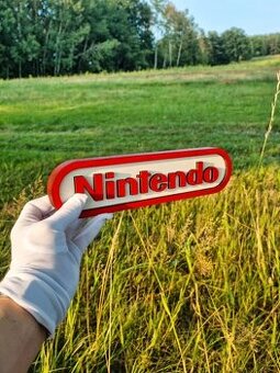 Nintendo logo - dřevěná dekorace