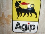 samolepka AGIP, samolepky