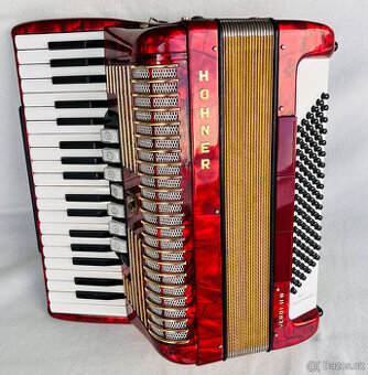 Predám akordeón Hohner Verdi II N- 96 Basový - Made in Germa