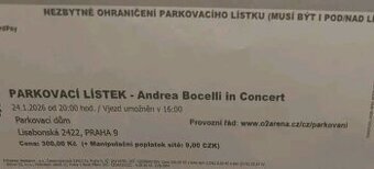 ANDREA BOCELLI – O2 ARENA PRAHA 🎶
