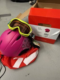 Helma a brýle na lyže Relax