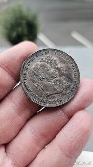 Svatební Dvouzlatník výročí stříbrná svatba1879 sbírkový