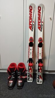 Dětské lyže 110 + lyžáky 22,5