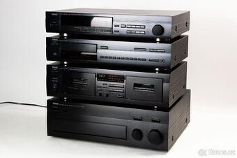 YAMAHA sestava/zesilovač, tapedeck, cd přehrávač, tuner
