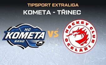 VSTUPENKY HOKEJ KOMETA BRNO - OCELÁŘI TŘINEC 27.2