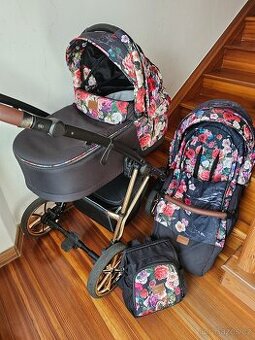 Kočárek Baby Active Musse Dark Rose