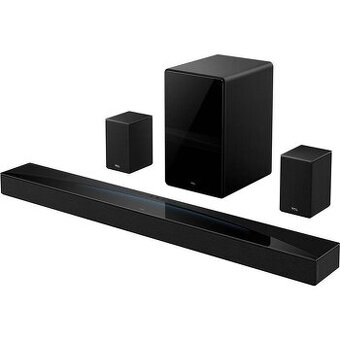 Soundbar TCL Q85HE 7.1.4 860W, Dolby Atmos, zadní repro