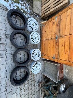 17" Alu disky Ronal 4x108 + pneu 205/40 R17