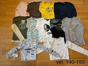 Trička dívčí - dlouhý i krátký rukáv