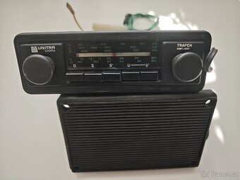 Staré retro autorádio Unitra Diora Traper SMP 401