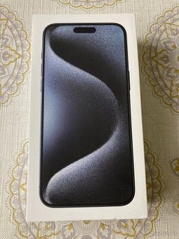 iPhone 15 PRO MAX 256GB Blue Titanium,baterie 100%, komplet