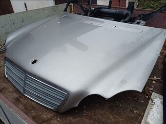 Kapota včetně masky na Mercedes w203 / Šedá-stříbrná 723